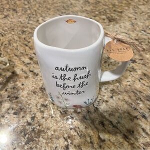 New Rae Dunn AUTUMN IS THE HUSH BEFORE THE WINTER Fall Mug